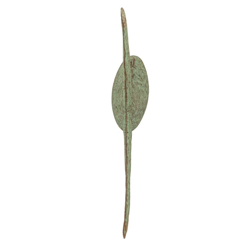 Distressed Metal Tuna Tail Accent Decor - 14.3"L x 3.0"W x 18.0"H