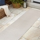 preview thumbnail 31 of 37, JONATHAN Y Peater High-Low MidCentury Modern Arch Stripe Two-Tone Indoor/Outdoor Rug