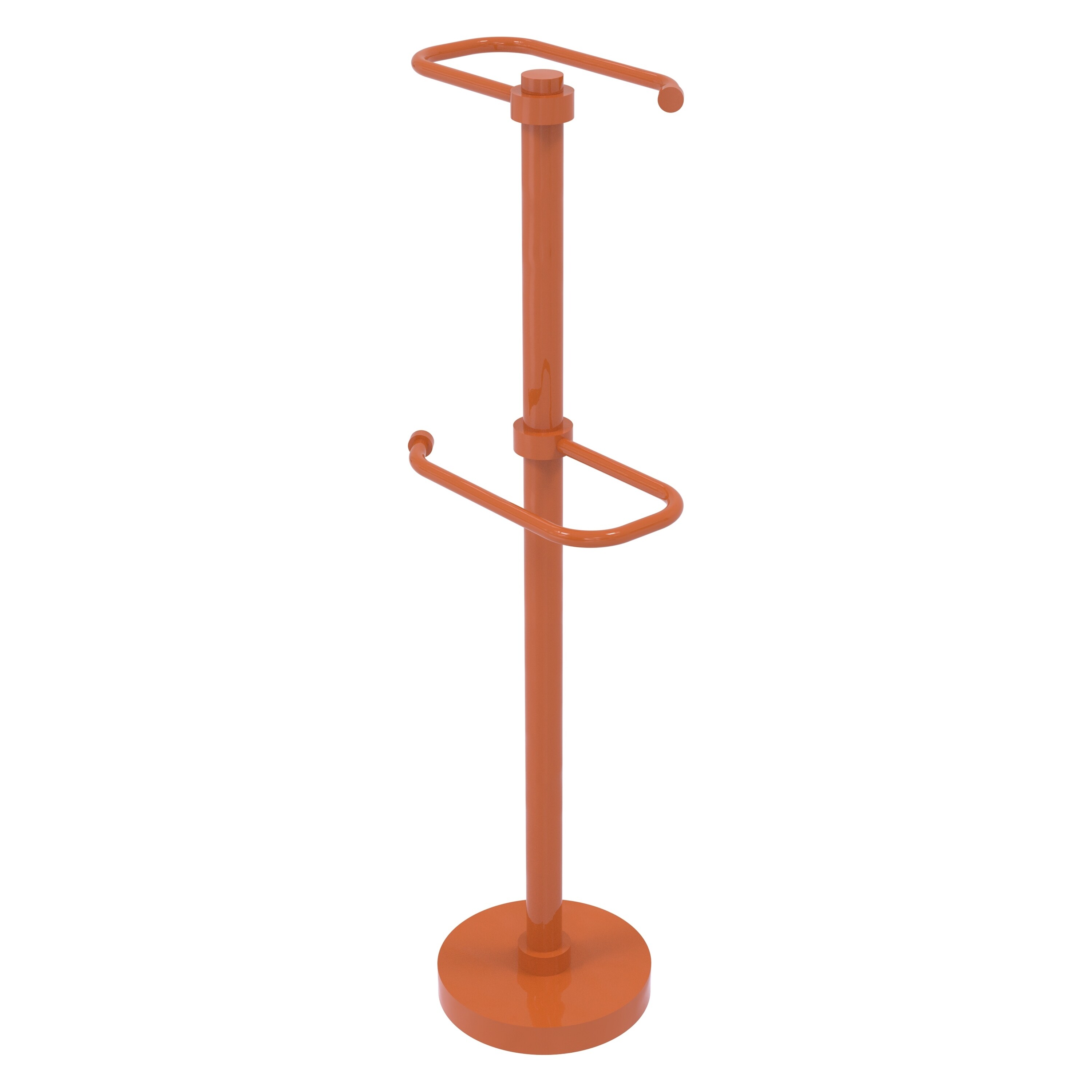 Allied Brass Free Standing Two Roll Toilet Tissue Stand