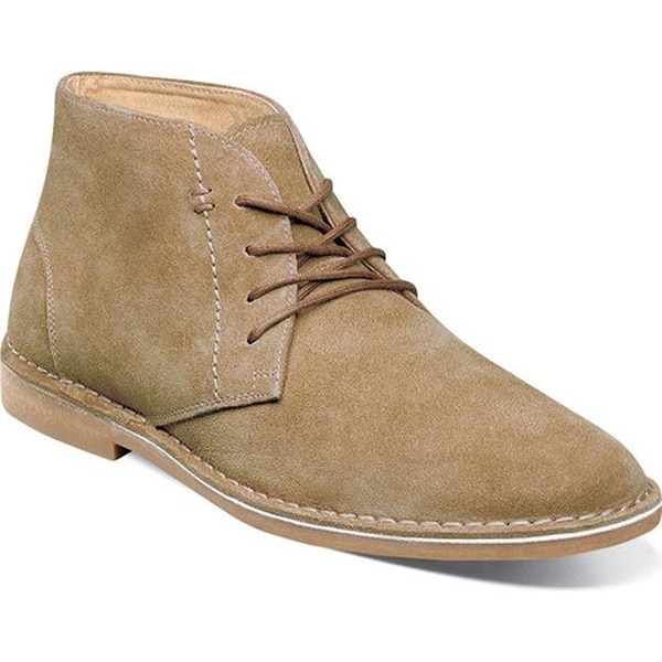 Nunn Bush Men's Galloway Chukka Boot Beige Suede