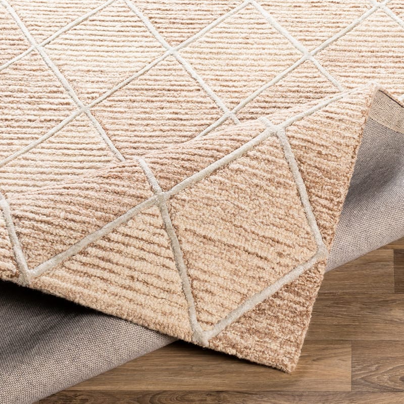 Artistic Weavers Padstow Handmade Wool Blend Trellis Area Rug