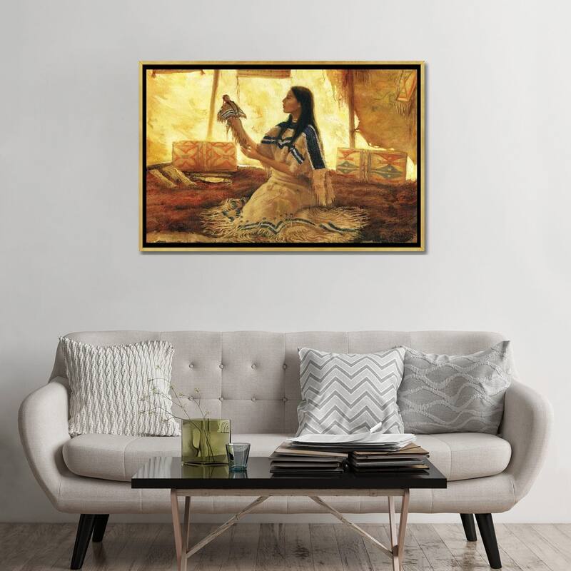iCanvas "A Gift For Her Daughter" by David Joaquin Framed Canvas Print