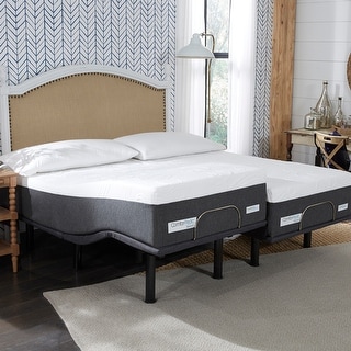 ComforPedic from BeautyRest 12-inch NRGel Mattress and Adjustable Bed ...
