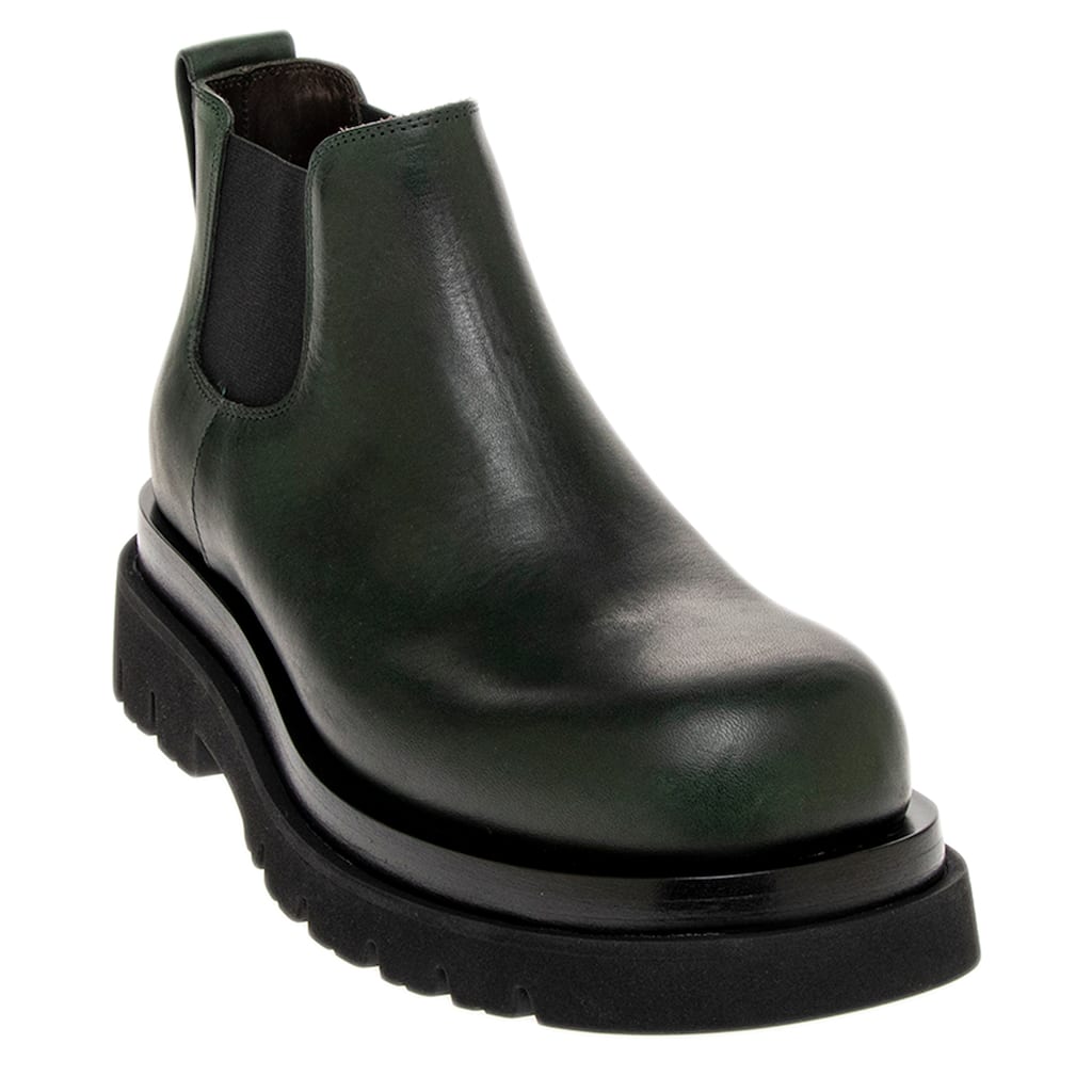 Bottega Veneta Men's Chelsea Ankle Boots - Forest Green