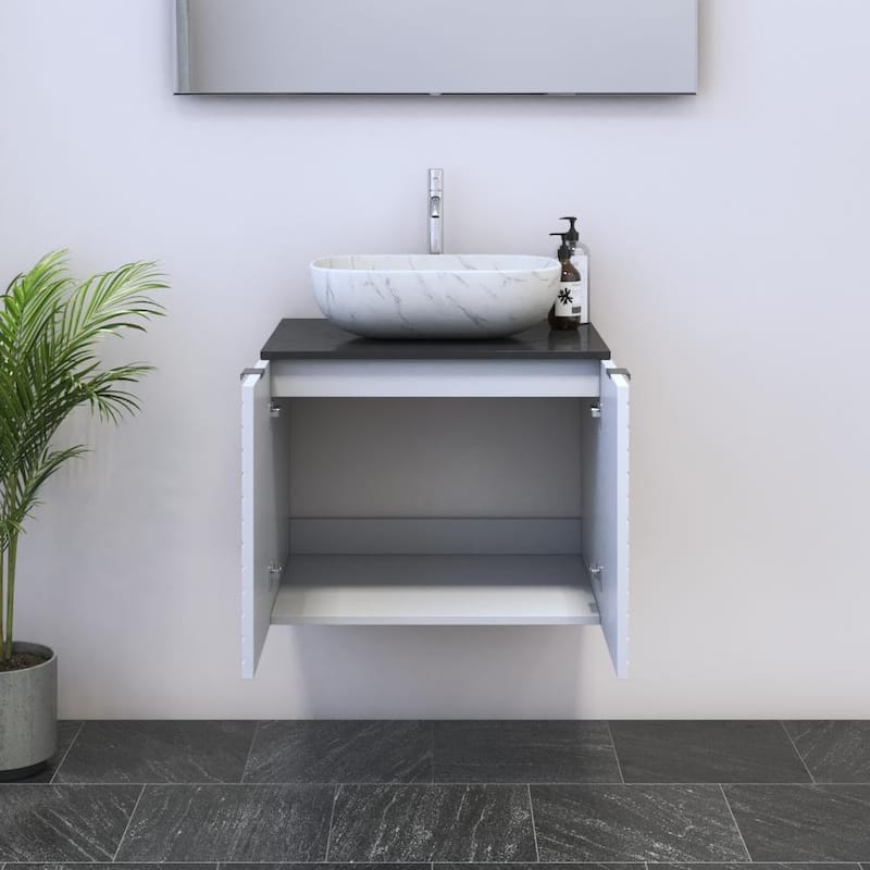 Capri 2D 60 Floating Bathroom Vanity (24" Width)
