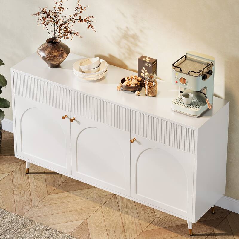 59.06-Inch Sideboard Buffet Cabinet with 3 Doors