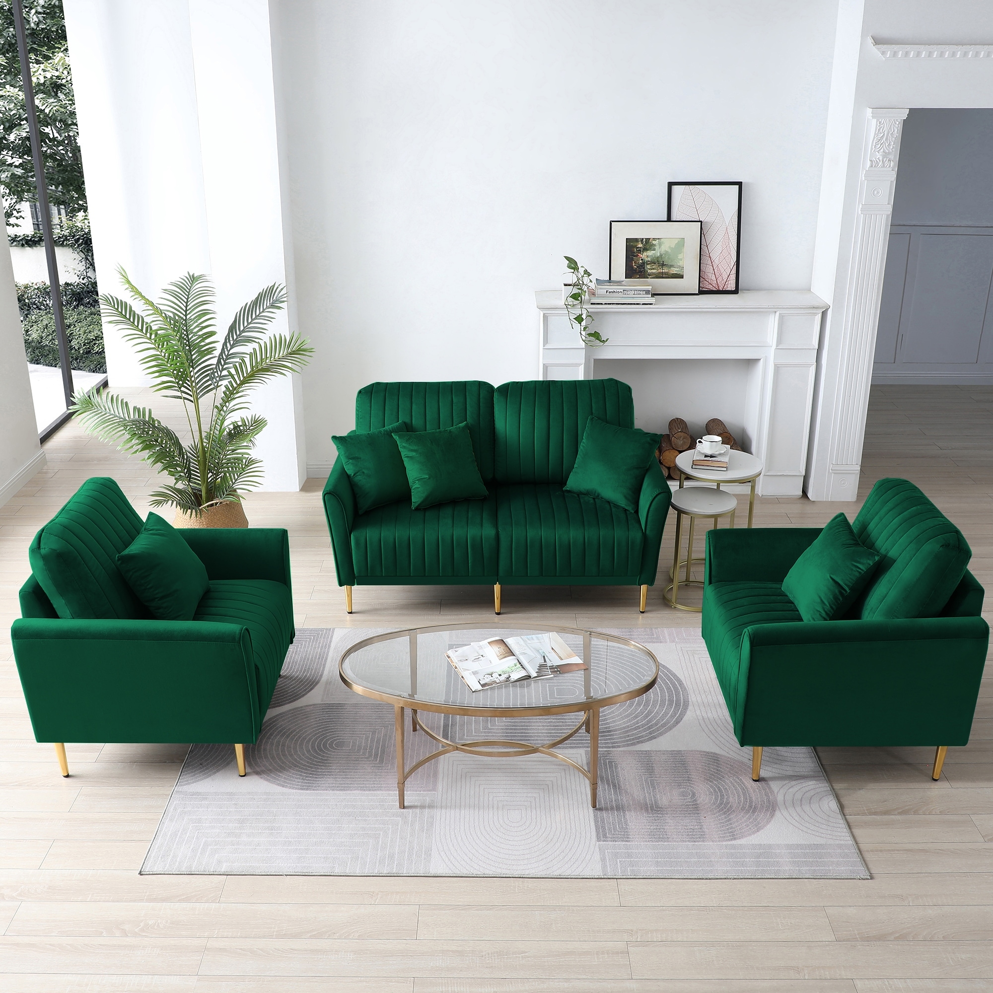 Small store accent sofa