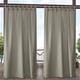 preview thumbnail 14 of 21, ATI Home Indoor/Outdoor Solid Cabana Tab Top Curtain Panel Pair