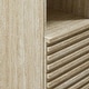 preview thumbnail 10 of 8, Render Tall Narrow Faux Travertine Linen Storage Cabinet