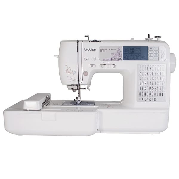 Commercial Embroidery Machine for Clothing and Bedding,Automatic Embroidery  Machine Computerized 75 Built-in Designs with 4 x 9.2 Embroidery Area