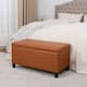 Option Dark-Orange-Faux-Leather-with-Stitching