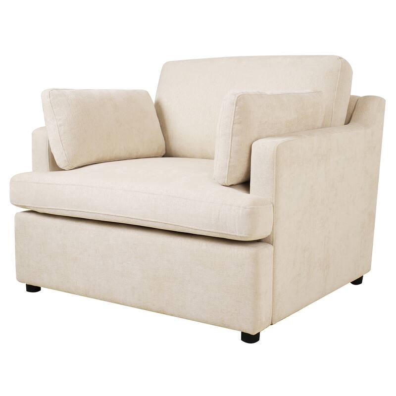 37" Accent Chair with Pillows