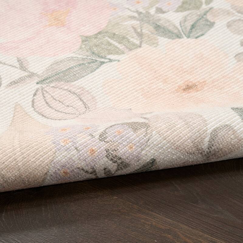 Nourison Botanical Washables Indoor only Floral Area Rug