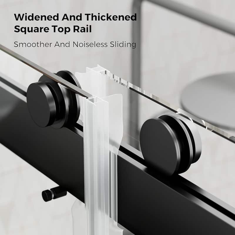 48/60/72 inch Double Sliding Frameless Shower Door