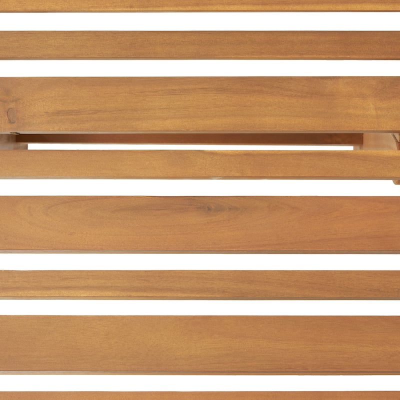 Lahaina Acacia Wood Outdoor Chaise Lounge by Christopher Knight Home