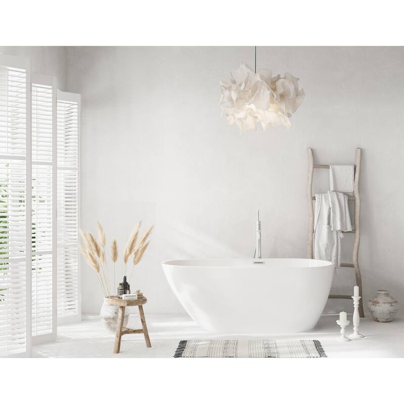 Hillary Bathtub in Glossy White