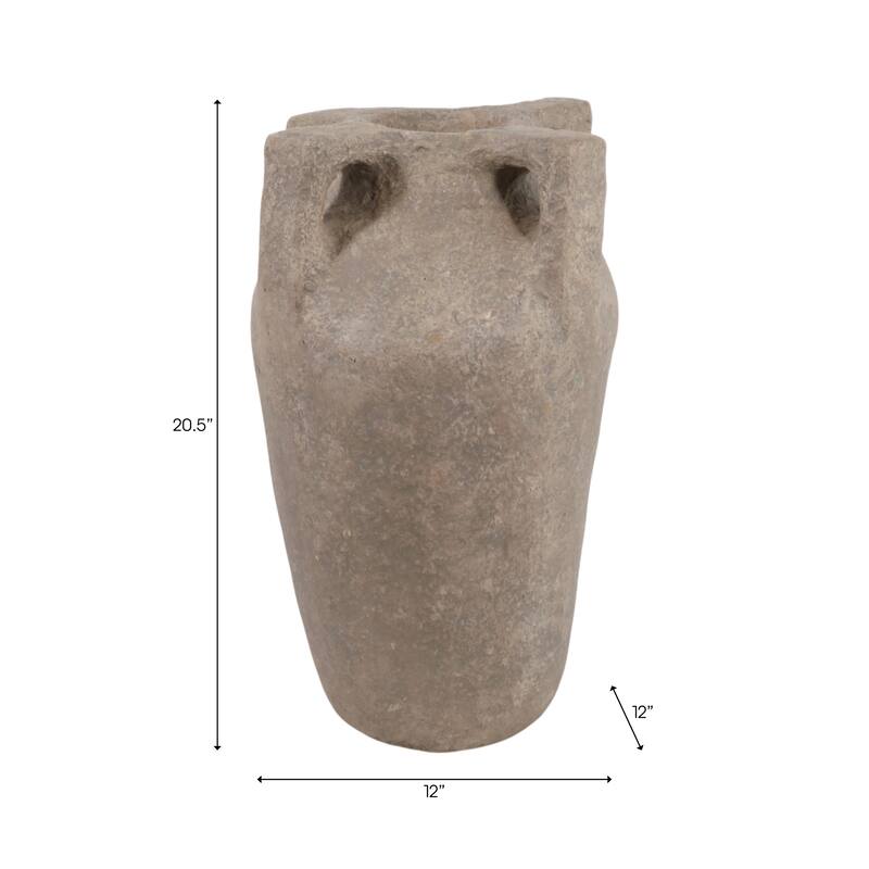 Pottery Handle Vase Modern Sleek Lightweight Versatile Design
