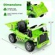preview thumbnail 13 of 16, Costway Kids Ride-On Dump Truck with Wireless Connection Music LED - See Details