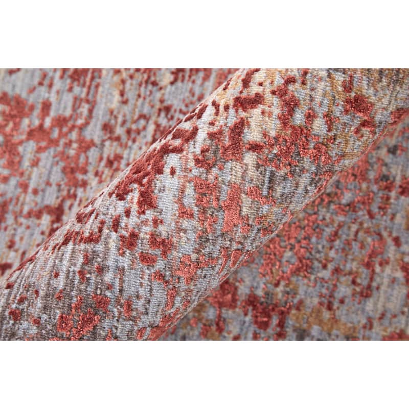 Grand Bazaar Breigh Machine Made Watercolor Modern Area Rug