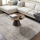 preview thumbnail 1 of 4, Livabliss Rivaldo Traditional Oriental Area Rug Brown/Cream - 2' 4" x 3' 9"