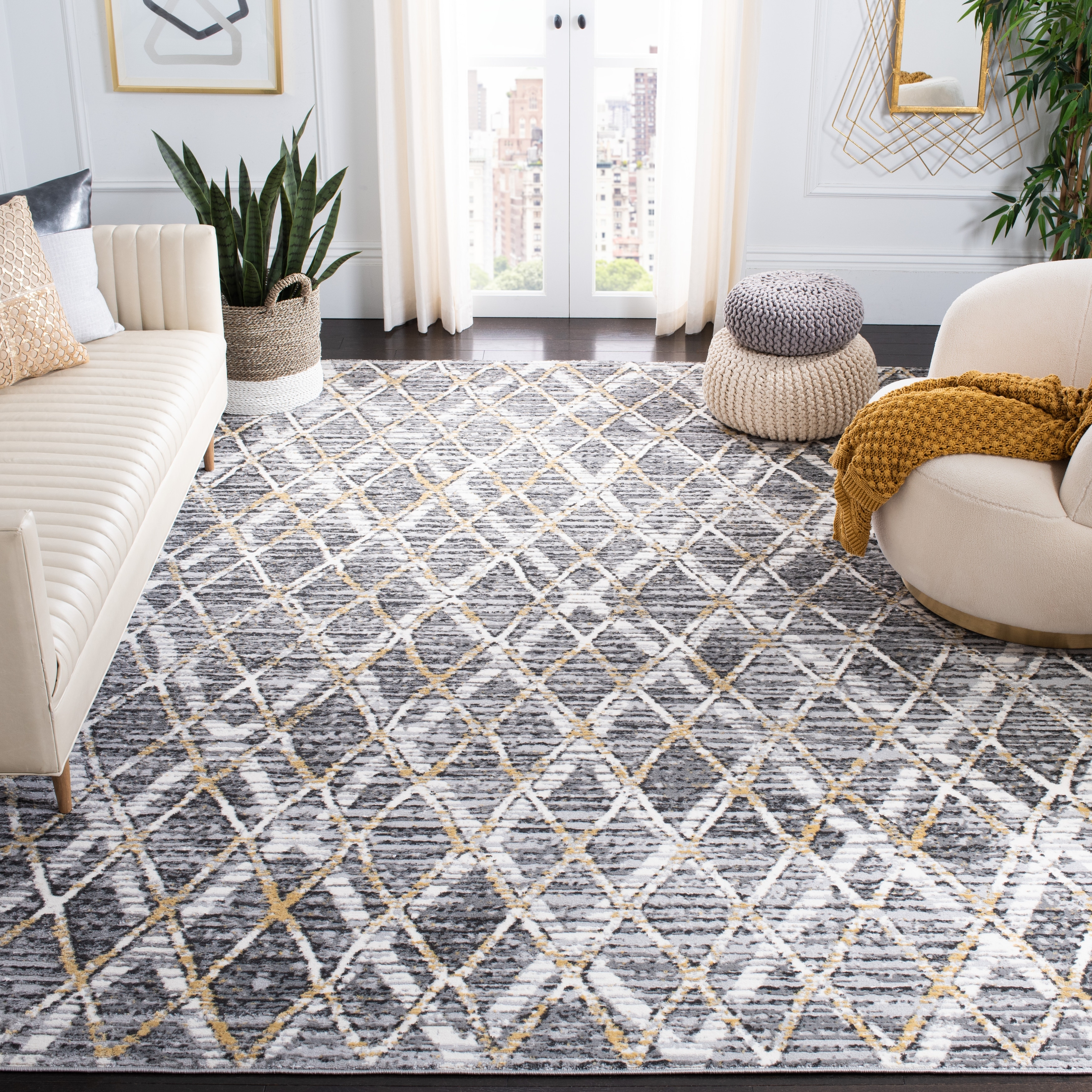 SAFAVIEH Lagoon Firmine Modern Rug