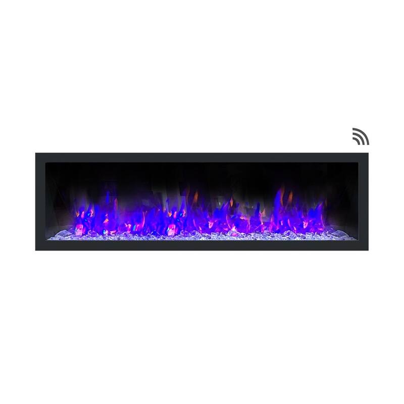 Dynasty Cascade 64-inch Smart Control Electric Fireplace - 64.5