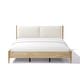 preview thumbnail 5 of 17, Christopher Knight Home - Elara Bed with Solid Rubberwood Frame, Boucle Upholstered Headboard