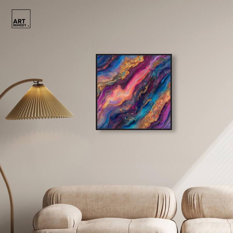 Glittering Spectrum III Canvas by Art Remedy