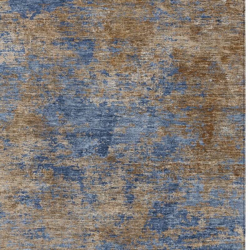 HomeRoots Abstract Transitional Rectangle Outdoor Rug