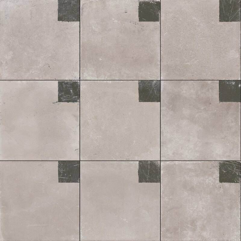 Merola Tile Kings Brush Square 8-3/4" x 8-3/4" Porcelain Floor and Wall Tile