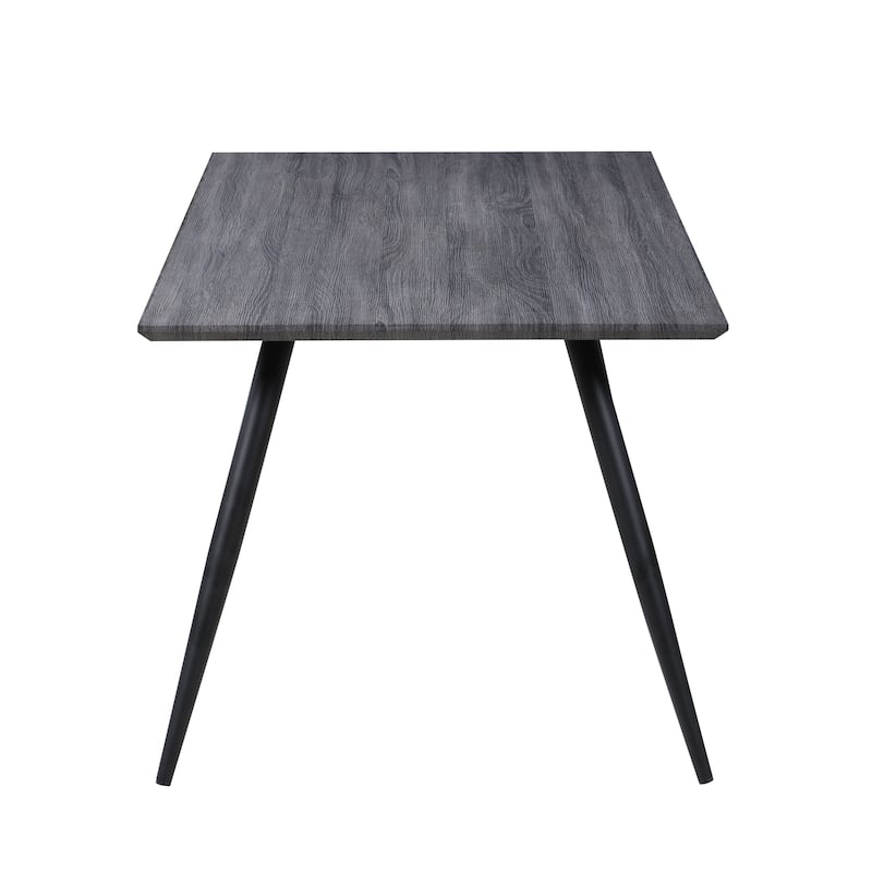 Somette Henry Dark Laminate Wooden Dining Table - 35" x 59"
