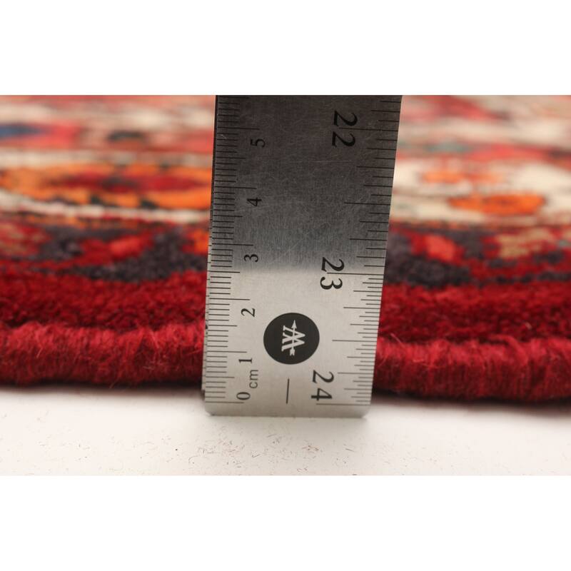ECARPETGALLERY Hand-knotted Anadol Red Wool Rug - 3'7 x 9'3