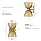 preview thumbnail 4 of 5, Hunter Erling 2-Light Wall Sconce - Modern, Contemporary, Transitional - Living Room, Hallway, Bedroom or Accent Lighting