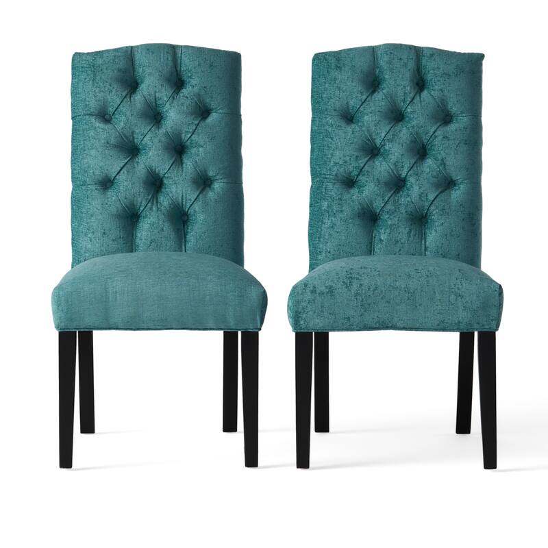 Tufted Dining Chair - Green