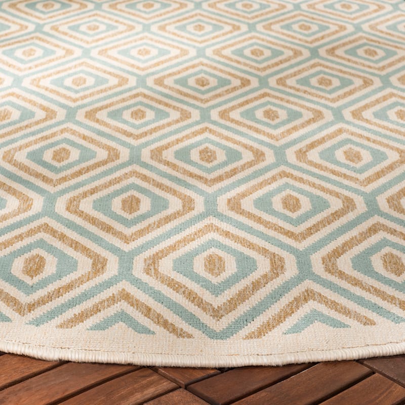SAFAVIEH Veranda Bergþora Indoor/ Outdoor Waterproof Patio Backyard Rug
