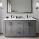 Option Dark Gray / White Quartz Top / Matte Black