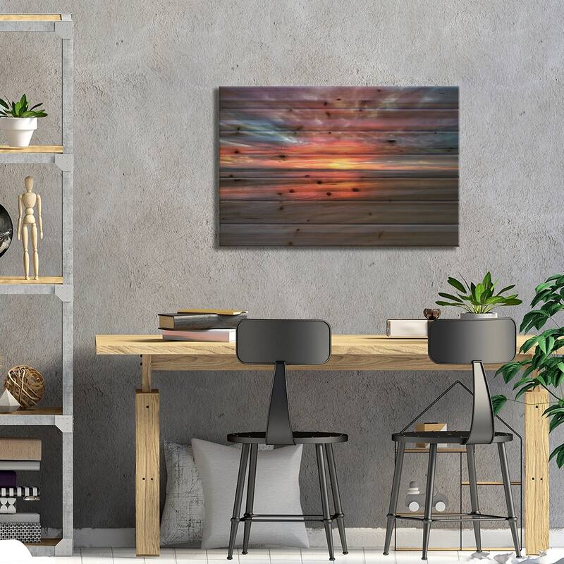 Nature's Palette Print On Wood by Chuck Burdick - Multi-Color