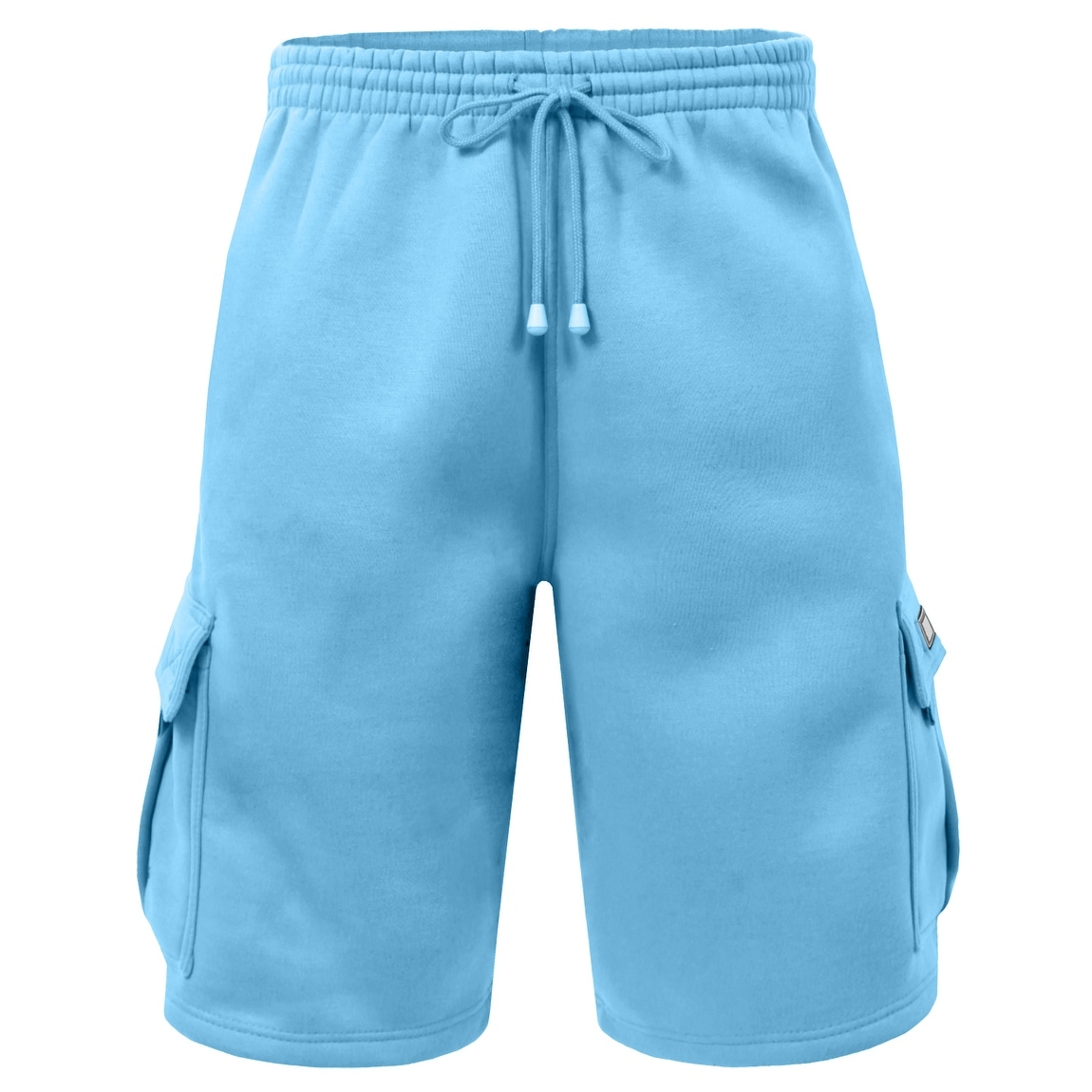 NE PEOPLE Mens Active Comfy Workout Gym Elastic Drawstring Fleece Cargo Sweat Shorts M-7XL