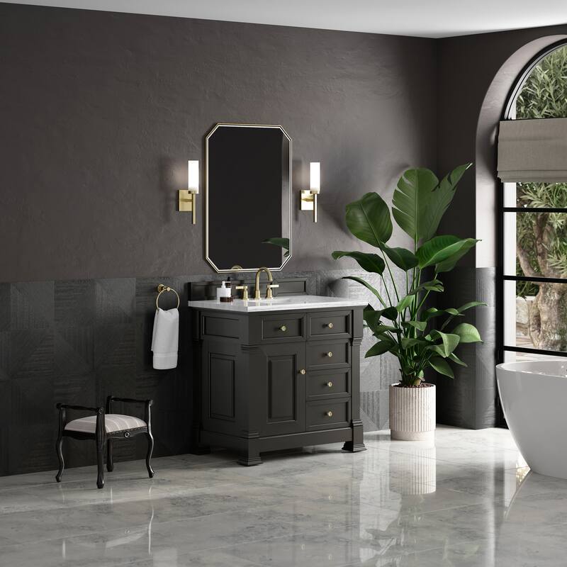 Brookfield 36" Single Vanity, Black Onyx