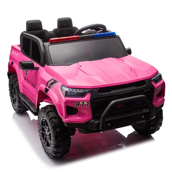slide 2 of 20, 24V Kids Ride-On Car with Bluetooth, MP3, Remote Control & Storage - Two-Seater, Adjustable Speed Pink911