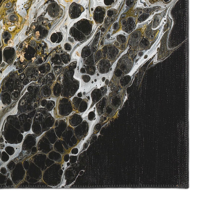Addison Indoor/ Outdoor Karina Abstract Washable Area Rug