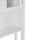 preview thumbnail 7 of 9, WYNDENHALL Normandy 68.4 inch H x 27.6 inch W Over The Toilet Space Saver Bath Cabinet - 28 W x 9 D x 68 H - 28 W x 9 D x 68 H