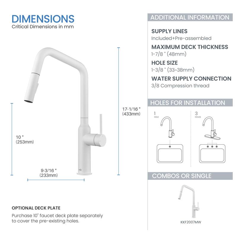 Brass High Arc Single Lever Kitchen Faucet with Pull Down Sprayer