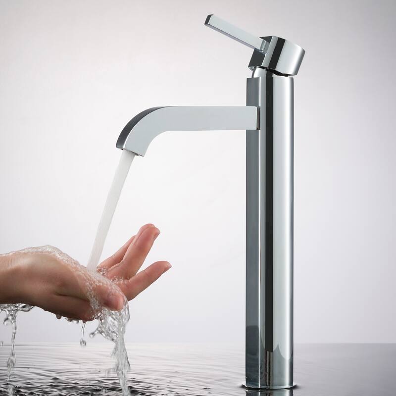Kraus Bathroom Combo - 15-3/4" Ceramic Vessel Bathroom Sink With
