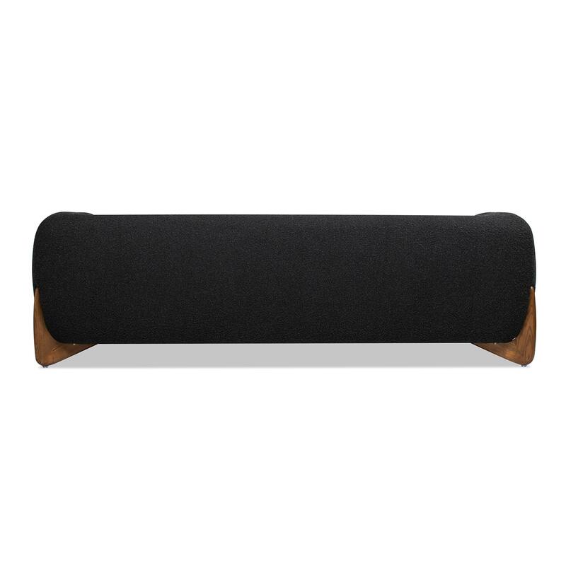 Alpine 90.5" Sherpa Upholstered Sofa