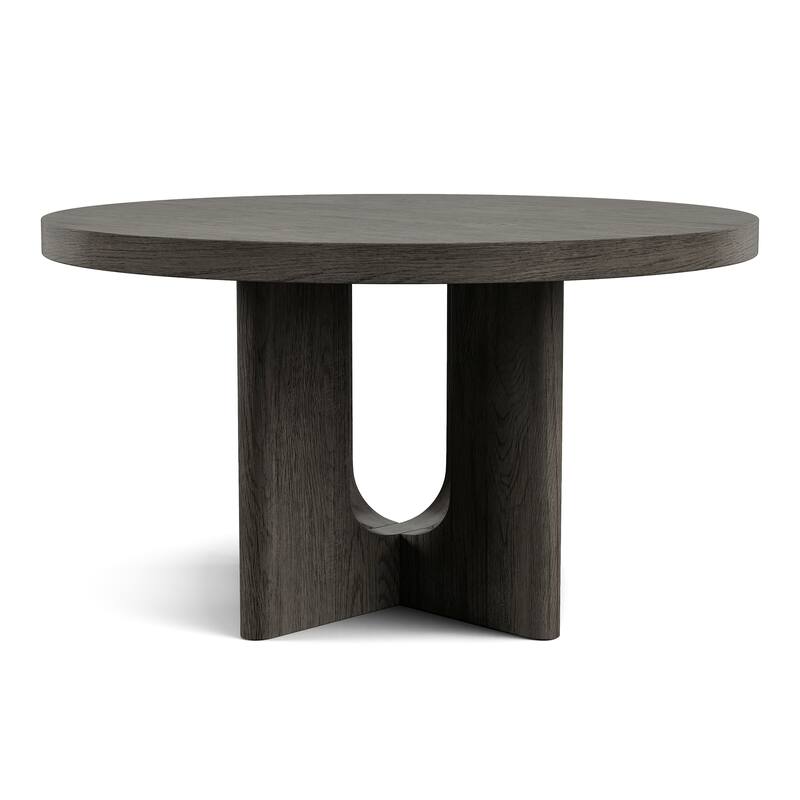 Furniture of America Piez Modern 54-inch Round Solid Wood Dining Table