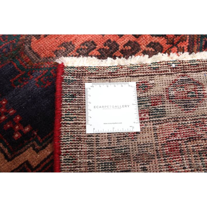 ECARPETGALLERY Hand-knotted Konya Anatolian Red Wool Rug - 3'5 x 11'2