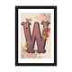 preview thumbnail 1 of 18, iCanvas "W" by Valentina Harper Black - 32x24x1