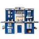 preview thumbnail 1 of 12, Kids Kitchen Playset, 3-in-1 Toddler Kitchen with Simulated Spray, Sounds and Lights, Play Kitchen Set Blue