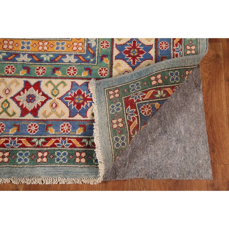 Geometric Kazak Large Oriental Area Rug Handmade Wool Carpet - 9'9" x 16'2"